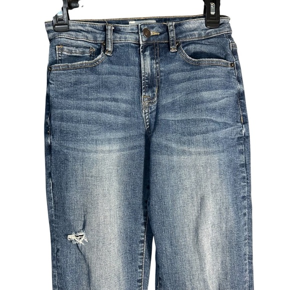 Bohme Straight Leg Distressed Jeans Sz 24 - Picture 3 of 11